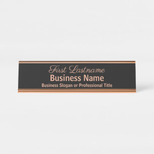Placa De Mesa Sinal de Mesa de Escritório Clássico Moderno em Ro