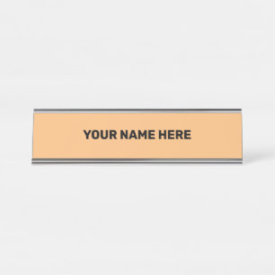 PLACA DE MESA SINAL SIMPLES DE PORTA DE ESTILO DE TEXTO MÍNIMO