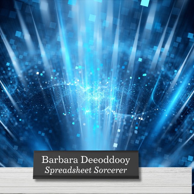 Placa De Mesa Spreadsheet Sorcerer Black (Criador carregado)