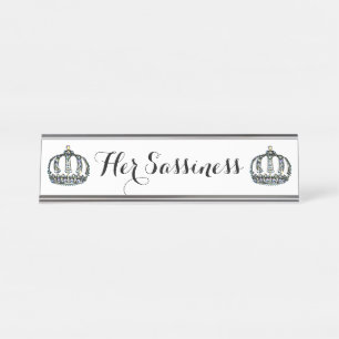 Placa De Mesa "Sua Sassidão"