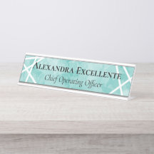 Teal Watercolor Modern Custom Womens