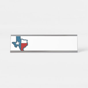 Placa De Mesa Texas