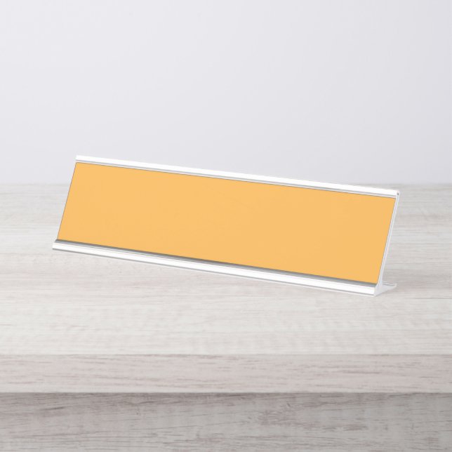 Placa De Mesa Textura de Fundo Laranja Suave para Web e Impressã (Frente)
