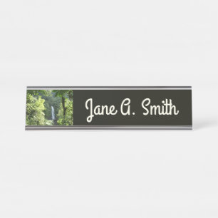 Placa De Mesa Traffic Falls Tropical RainForest Fotografia
