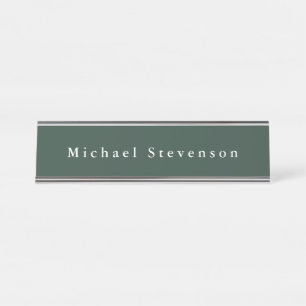 Placa De Mesa Trendy Celtic Green Modern Professional