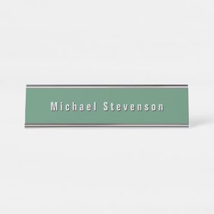 Placa De Mesa Trendy Modern Professional