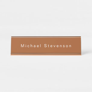 Placa De Mesa Trendy Modern Professional