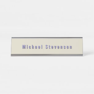 Placa De Mesa Trendy Modern Professional
