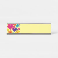 Um leito floral de flores margaridas