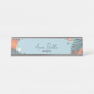 Placa De Mesa Verão Contemporâneo Moderno Personalizado