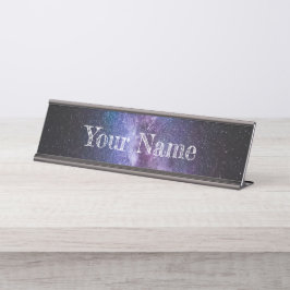 Placa De Mesa Via láctea cores brilhantes