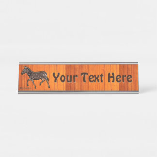 Placa De Mesa Zebra de Bolinhas