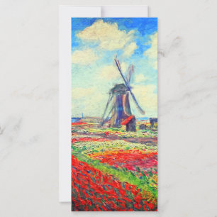 Placa de Moinho Monet Tulips