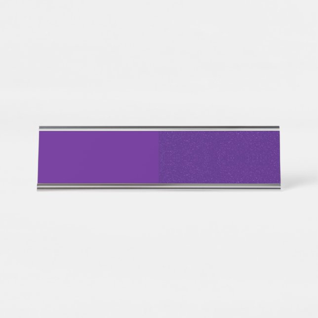 Placa de nome da Mesa de Ruído Puro Personalizada (Frente)