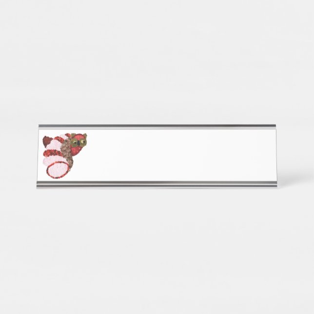 Placa de Nome da Mesa do Owl (Frente)