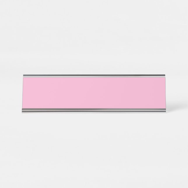 Placa de Nome de Mesa Azul Moderna com Ícone de Re (Frente)