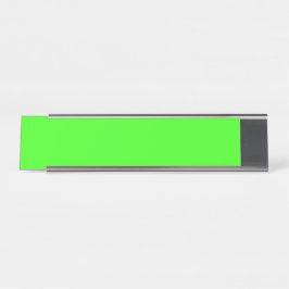 Placa de Nome de Mesa Verde Neon Moderna – Persona