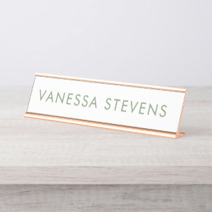 Placa de Nome para Mesa de Dama Chefe