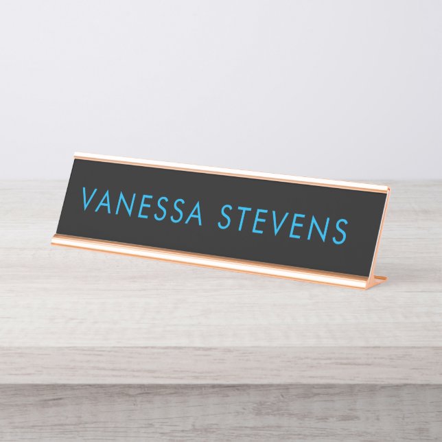 Placa de Nome para Mesa de Dama Chefe (Frente)
