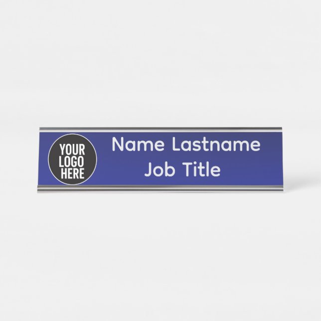 Placa de Nome para Mesa de Escritório (Frente)