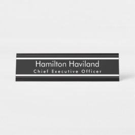 Placa de Nome para Mesa ou Parede HAMbyWG