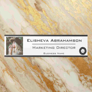 Placa de Nome para Porta de Escritório
