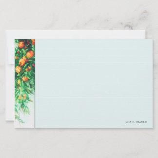 Placa de Nota de Cor d'Água da Ramificação de Árvo