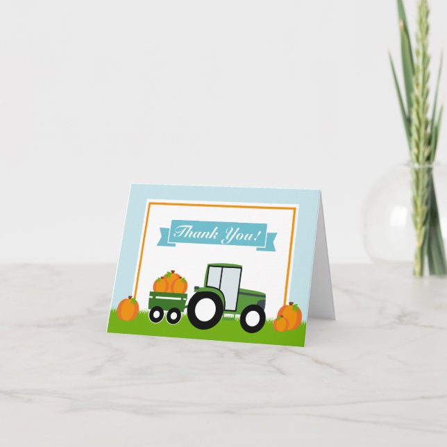 Placa de Nota Dobrada de Cartões de agradecimentos (Frente)