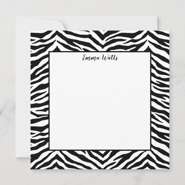Placa de Nota Plana - Impressão Zebra (Frente)
