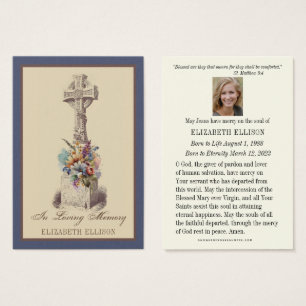 Placa de Oração Funeral Funeral Cruzada Irlandesa
