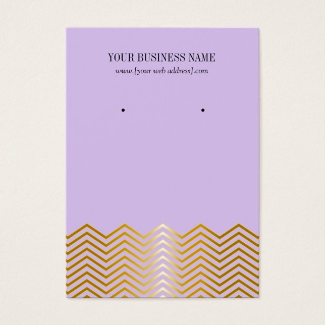 Placa de Ouriso Personalizada Chevron Dourada lava (Frente)