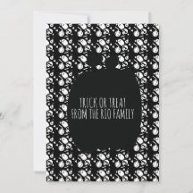 Placa de Padrão de Pele Negra Feliz Halloween