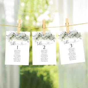 Placa de Placa de Mesa Floral Greenery