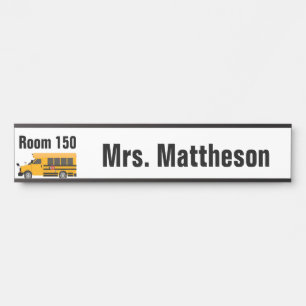 Placa De Porta Administrador de Escolas de Professores de Plate