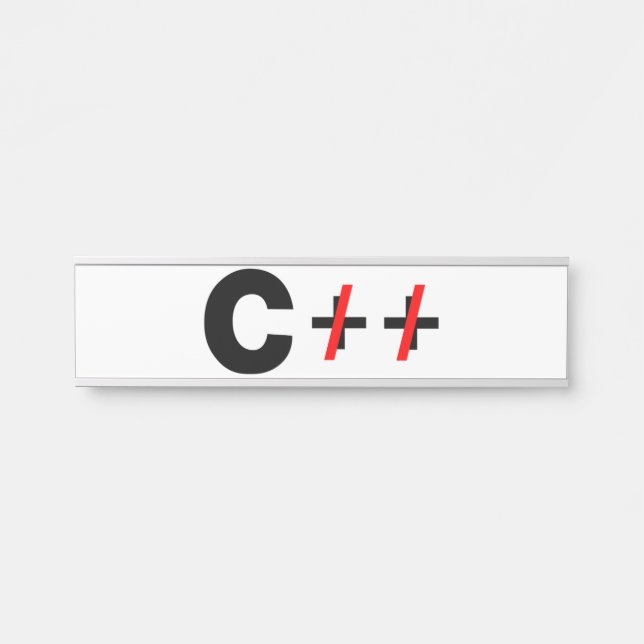 Placa De Porta C, não C++ (Frente)