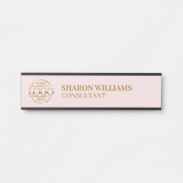 Placa De Porta Cargo de Logotipo Comercial Personalizado Profissi