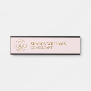 Placa De Porta Cargo de Logotipo Comercial Personalizado Profissi