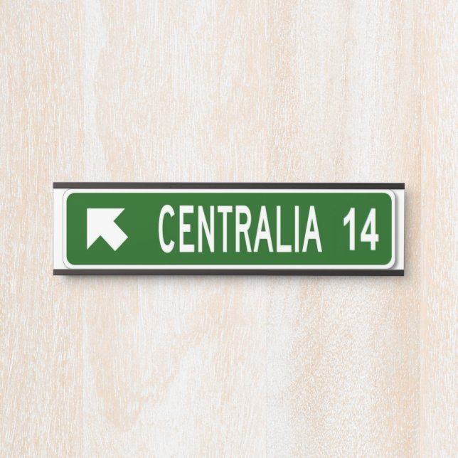 Placa De Porta Centralia PA (Frente)