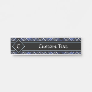 Placa De Porta Clan Clark Tartan