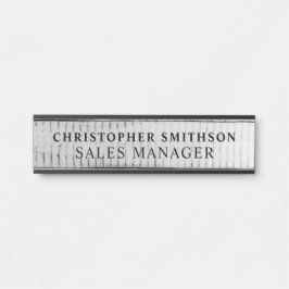 Placa De Porta Escritório Alterável de Placa Profissional de Made