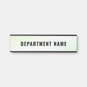 Placa De Porta Gradiente de Trendência Simples Nome da Porta do D