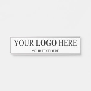 Placa De Porta Logotipo de Promocional personalizado - Sem pedido