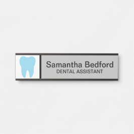 Placa De Porta Logotipo de recepção de escritório dentário person