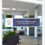Placa De Porta Logotipo personalizado Marinho executivo azul prof<br><div class="desc">Personalizado adicione o logotipo da sua própria empresa Marinho executivo de luxo Azul Folha metálica aço inoxidável Mínimo de nome comercial de aço inoxidável Placa com tipografia branca para o monograma adicione seu próprio nome e cargo ou posição. A placa de nome profissional de metal pode ser personalizada com seu...</div>