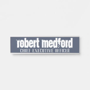 Placa De Porta Marinho Masculino Azul, Sinal de Porta de Travagem