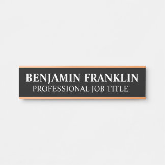 Placa De Porta Modern Professional Office Door Sign