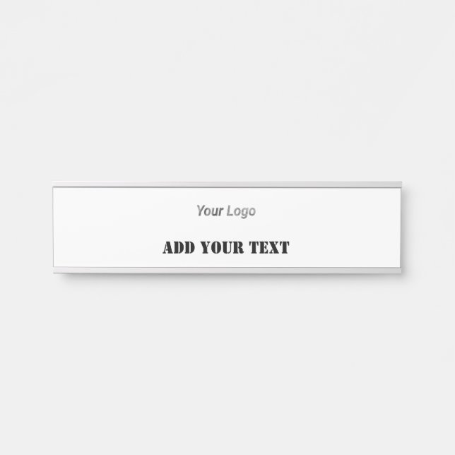 PLACA DE PORTA MODERNO MODERNO MODERNO SIMPLES CHIC ELEGANTE MONO (Frente)