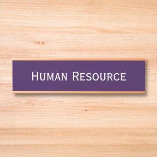 Placa De Porta Nome do Departamento da Sala do Escritório Roxo Mo