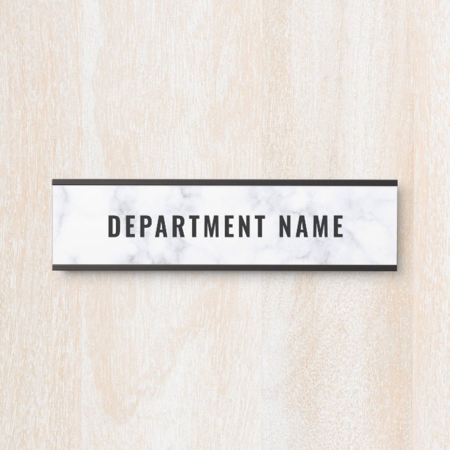 Placa De Porta Nome do Departamento Sinal da Porta (Frente)