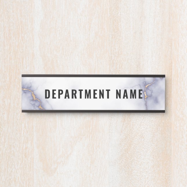 Placa De Porta Nome do Departamento Sinal da Porta (Frente)